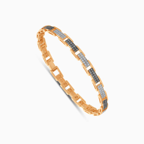 18K rose gold diamond tennis bracelet