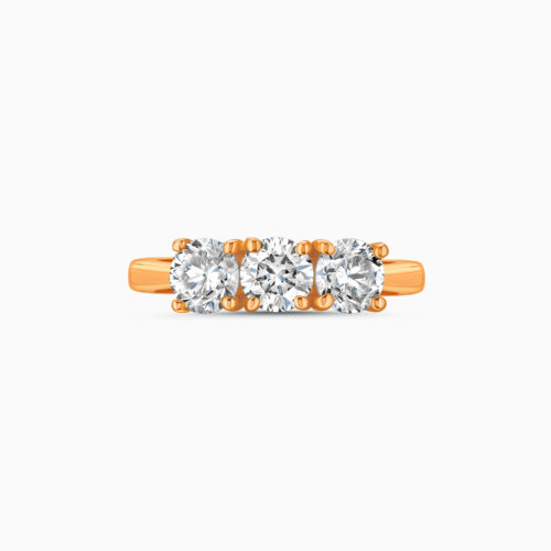 18K Classic Trilogy Diamond Ring