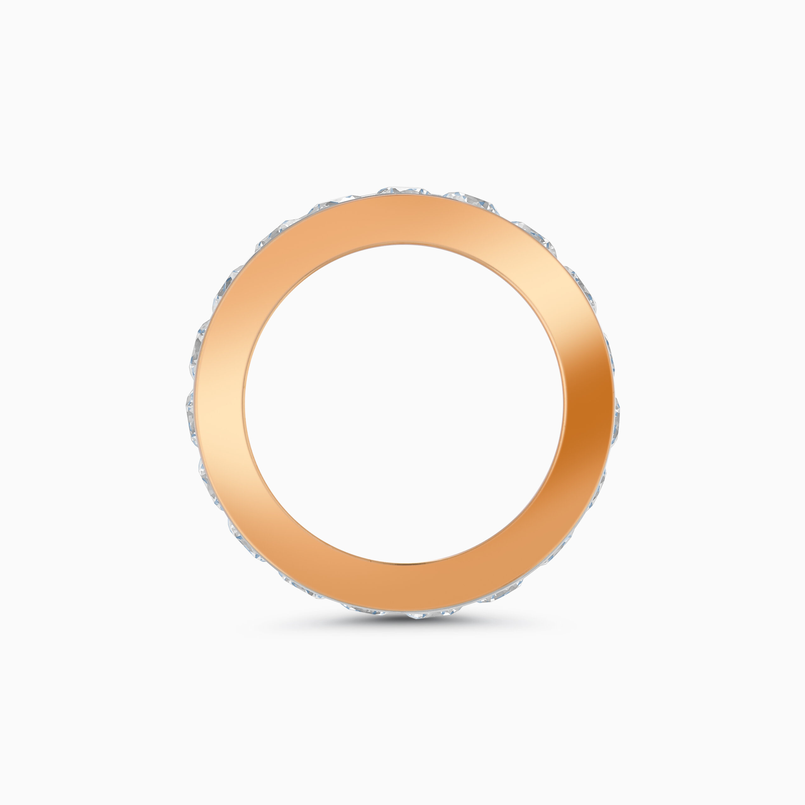 CHRN174684RRCRG3 Rose gold eternity band with diamonds