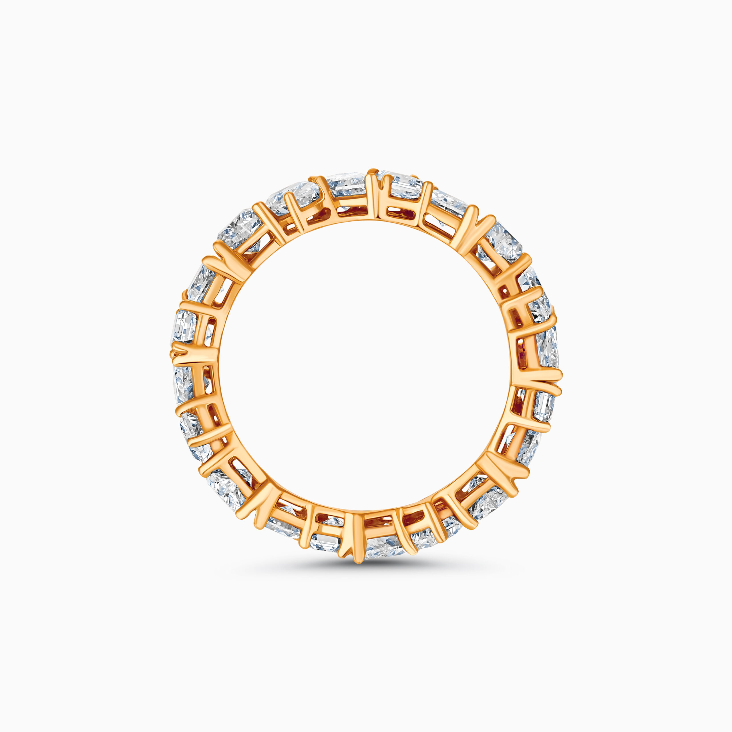 CHRN236419RG3 18K Rose Gold Full Eternity Diamond Band