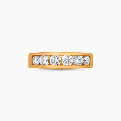 18K Diamond Half-Eternity Ring