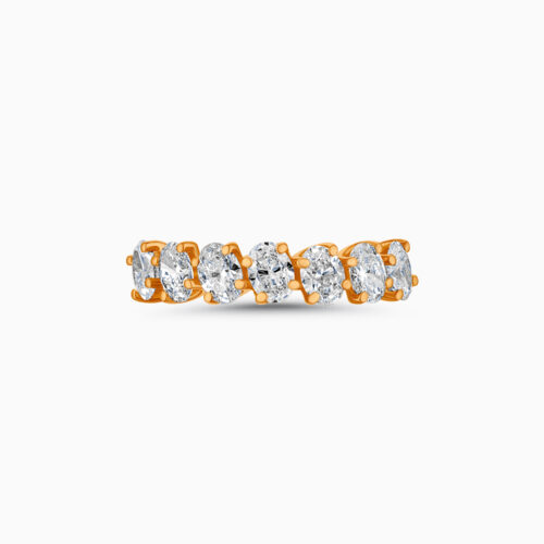 18K Diamond Wedding Band
