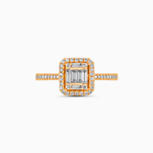 18K Baguette Diamond Ring