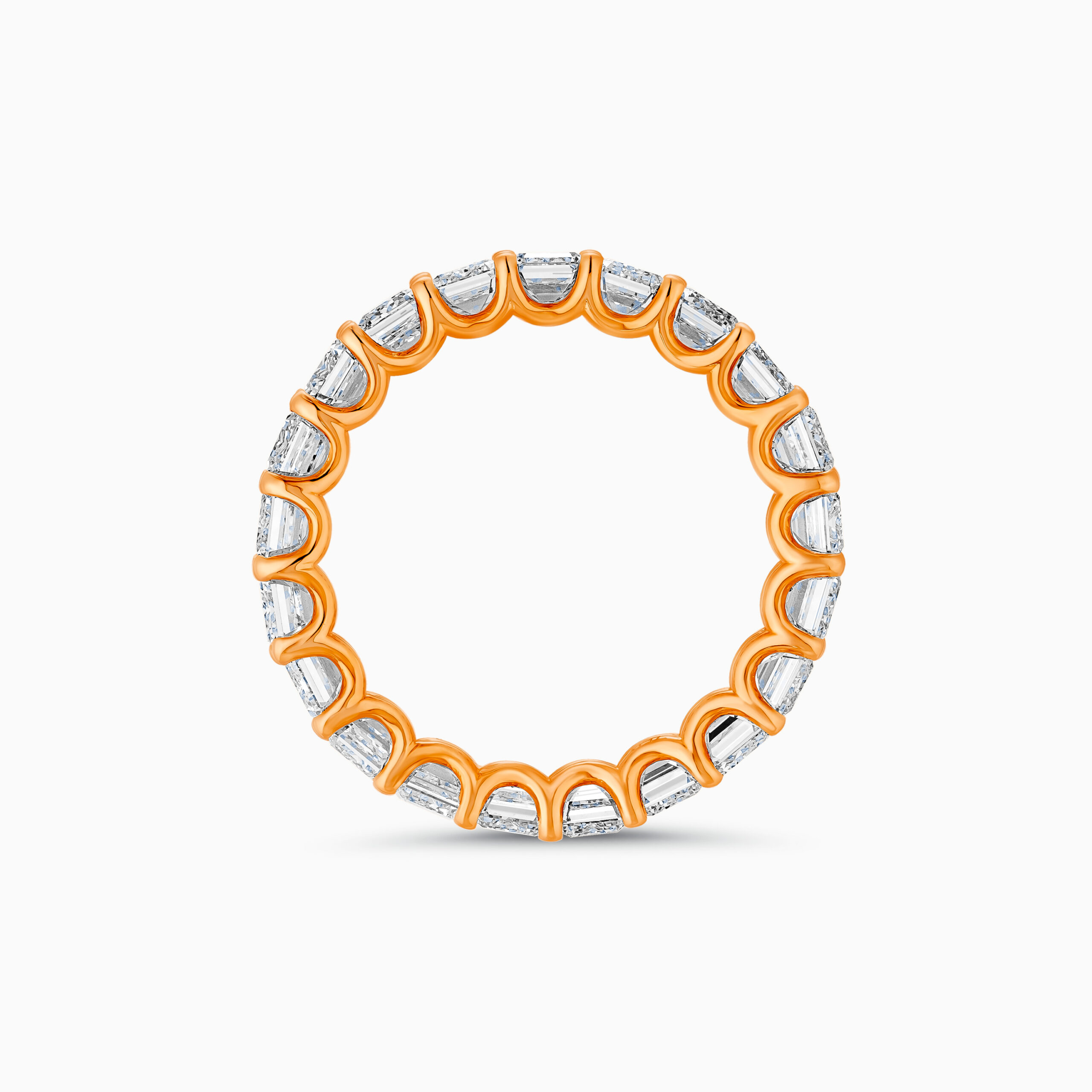 EHRN022282RG3 Rose gold full eternity diamond band, 6.87 carats