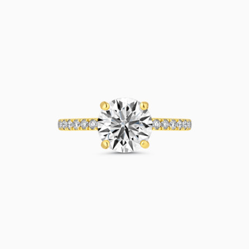 18K Round Brilliant Diamond Ring 1.76 Carat