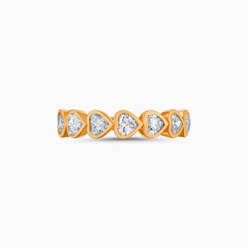 18K Heart Diamond Ring Elegant Bridal Jewellery