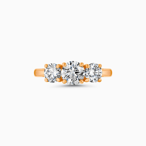 18K Trilogy Diamond Ring