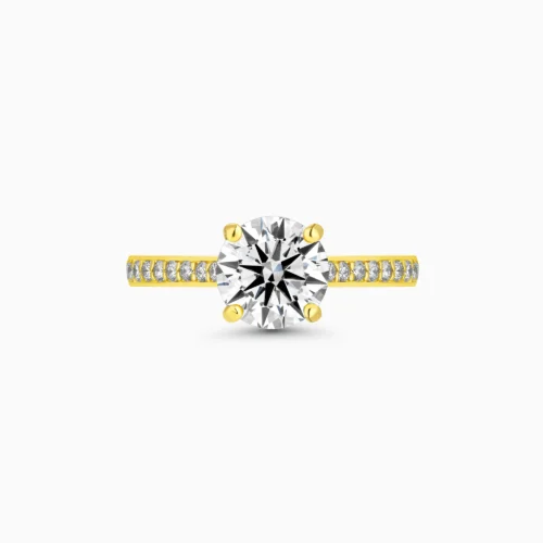 18K Round Brilliant Diamond Ring 1.87 Carat