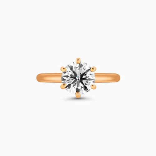 18K Round Brilliant Diamond Ring 1.85 Carat