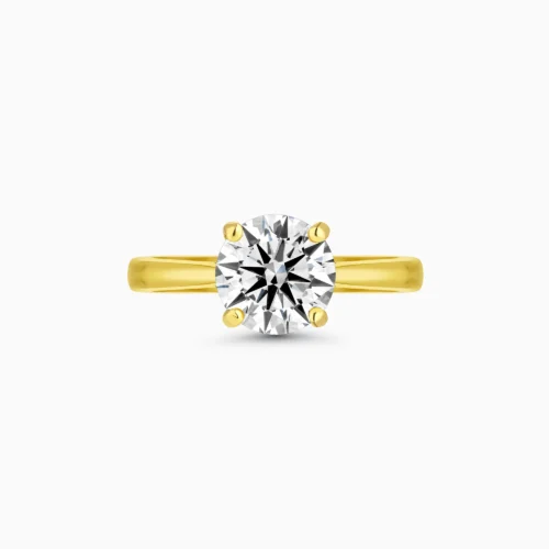 18K Round Lab-Grown Diamond Ring 1.83Ct