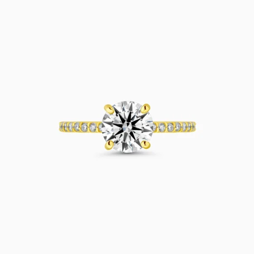 18K Round Brilliant Diamond Ring 1.92 Carat