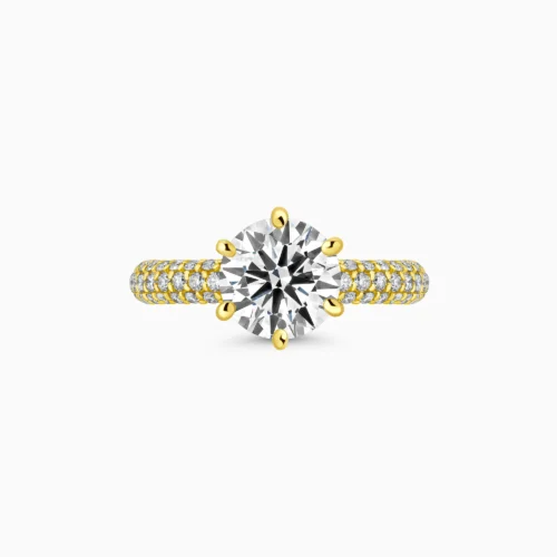 18K Round Brilliant Diamond Ring 1.91 Carat